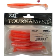 Daiwa Tournament L.s D'fin 7.6cm 3gr Silikon Yem 10 Adet Orange Sunrise