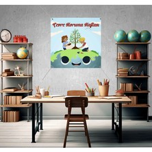 Deko Gonya Çevre Koruma Haftası Fotoğraf Panosu Branda 100X100