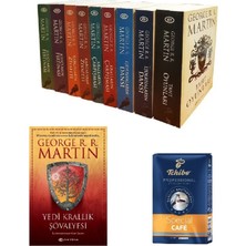 Epsilon Yayınevi Taht Oyunları 9 Kitap Set + Yedi Krallık Şövalyesi / 10 Kitap Set (Filtre Kahve Hd)