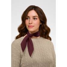 Şifon Bordo Bandana