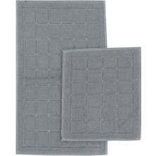 Elsim Home Kareli Paspas Seti Gri