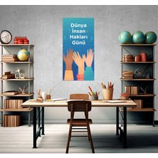 Deko Gonya Dünya Insan Hakları Günü Fotoğraf Panosu Branda 100X200