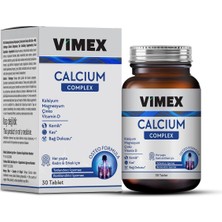 Vimex Calcıum Complex –kalsiyum  D Vitamini Katkılı