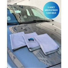 Euroist Mikrofiber Cam Bezi - Araba Cam Bezi, Oto Cam Bezi, Temizlik Bezi, 3 Adet - 50X70 cm