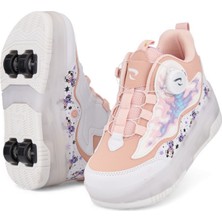 Rocky Sport Flames Çocuk Patenli, Işıklı Rahat Pembe ve Günlük Ayakkabı&sneaker | Yeni Model Tarz Patenli Kaykay Ayakkabı