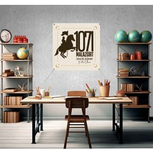 Deko Gonya 1071 Malazgirt Zaferi Fotoğraf Panosu Branda 100X100