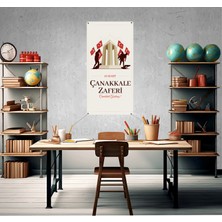 Deko Gonya 18 Mart Çanakkale Zaferi Çanakkale Geçilmez!  Fotoğraf Panosu Branda 100X200
