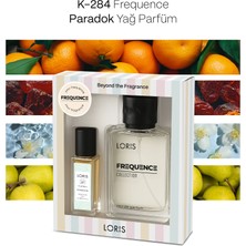 Loris K-284 Kadın Parfüm 50 ml ve Paradok Parfüm Yağı 8 ml | Özel Kutulu