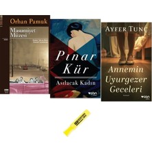 Can Yayınları Masumiyet Müzesi + Asılacak Kadın + Annemin Uyurgezer Geceleri / 3 Kitap Set (Kalem Hd)