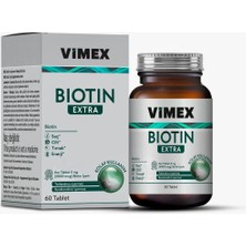 Vimex Bıotın Extra 5 Mg 60 Tablet (Saç Dökülmesi Karşıtı Tırnak Besleyici)