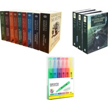 Epsilon Yayınevi Taht Oyunları 9 Kitap + Yüzüklerin Efendisi 3 Kitap / 12 Kitap Set ( Kalem Set Hdy)