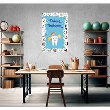 Deko Gonya Dişlerimi Fırçalıyorum Fotoğraf Panosu Branda 100X150