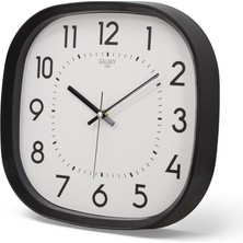 Galaxy D-221-K-1 Premium Duvar Saati 31 cm Beyaz