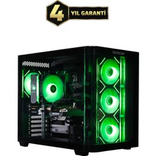 Monster Tulpar Td3 V1.2.2 Amd Ryzen 5 7500F A620A Anakart 16GB 1tb Rx 7600 Freedos Masaüstü Oyun Bilgisayarı - Siyah