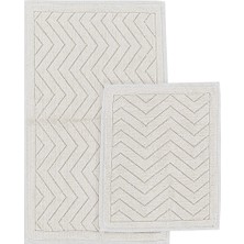 Elsim Home Zigzag Paspas Seti Vizon