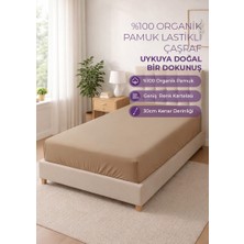 Days In Colours %100 Organik Pamuk Lastikli Çarşaf - 100x200 - Dolmabahçe Serisi