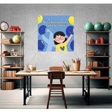 Deko Gonya Dünya Dowm Sendromu Farkındalık Günü Fotoğraf Panosu Branda 100X100