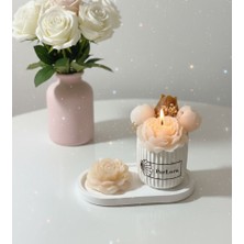 PerloraCo Şakayık Mum Kokulu 3 Lü Set