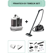 Pirantech KT-703 Koltuk ve Halı Yıkama Makinesi & CB-107C Çok Fonksiyonlu Buharlı Temizlik Makinası