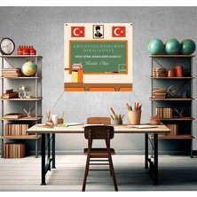 Deko Gonya Türk Harflerinin Kabulü Fotoğraf Panosu Branda 100X100