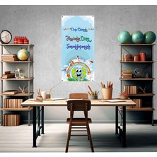 Deko Gonya Hayvanları Koruma Günü - Doğa Bizimle Hayvanlar Bizim Sorumluluğumuzda Fotoğraf Panosu Branda 100X200