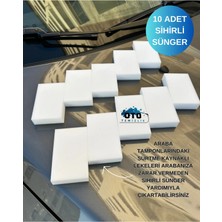 Euroist Sihirli Temizlik Süngeri, Sihirli Sünger (10 Adet) - 10X6X2 cm