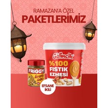 Gelincik 2'li Set Kremlebi 320GR +  Şekersiz %100 Fıstık Ezmesi  1kg Özel Ramazan Paketi
