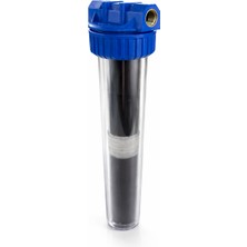 Sufil 600 1" Aktif Karbonlu Tesisat Su Filtresi | Tortu, Klor ve Kötü Koku Önleyici | Anahtar Hediyeli