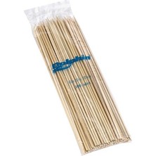 Dolphin 100'lü 25 cm Çöp Şiş Tahta Malzemeden Yapılmış, Et ve Meyve Sunumları İçin İdeal