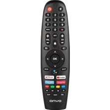 Işık Tv Onvo Orjinal Ses Komutlu OV65F900 OV55F900 Androıd Tv Kumandası