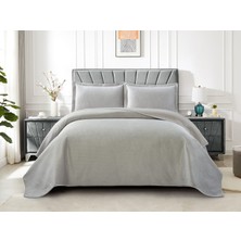 Istanbul Çift Kişilik Yatak Örtüsü - Gri