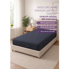 Days In Colours %100 Organik Pamuk Lastikli Çarşaf - 100x200 - Dolmabahçe Serisi