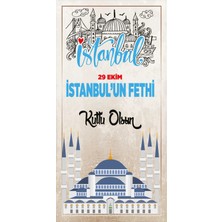 Deko Gonya Istanbul'un Fethi Fotoğraf Panosu Branda 100X200