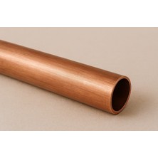 ( ⌀ ) Çap: 12,70 mm (1/2) , Et Kalınlığı: 1,00 mm ,bakır Boy Boru
