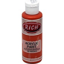 Rich Akrilik Boya 120 cc Portakal Renkli Hızlı Kuruma Özelliği ile Pratik Kullanım
