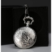 K-Yonlineticaret Özel Kutulu Rakamlı Gümüş Köstekli Saat