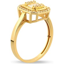 Şehrin Kuyumcusu Altın Baget Yüzük