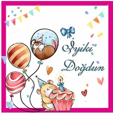 Deko Gonya Iyi Ki Doğdun Doğum Günü Temalı Fotoğraf Panosu Branda 100X100