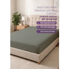 Days In Colours %100 Organik Pamuk Lastikli Çarşaf - 180x200 - Dolmabahçe Serisi