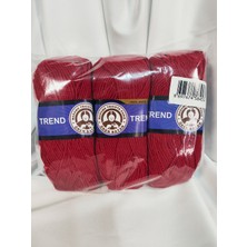 Ören Bayan Trend Kırmızı El Örgü Ipi (3 Adet) - Renk: 034