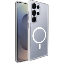 FitCase Samsung Galaxy S24 Ultra Kılıf Combo Seri Magsafe Sert Şeffaf Kapak