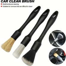 Euroist Araç Detay Fırçası 3’lü Set – Oto Jant, Iç Boşluk ve Detay Temizlik Fırçaları