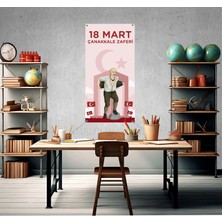 Deko Gonya 18 Mart Çanakkale Zaferi Fotoğraf Panosu Branda 100X200