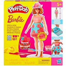Toyfest Play-Doh Barbie Çiçekli ve Püsküllü Oyun Hamuru Seti