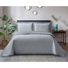 Roma Tek Kişilik Yatak Örtüsü - Gri