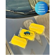 Euroist Oto Yıkama Süngeri,  Araba Köpürtme Süngeri, Yumuşak Oto Süngeri, Araba Temizleme Süngeri (3 Adet)