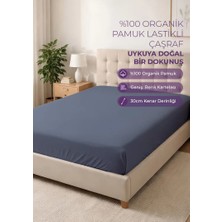 Days In Colours %100 Organik Pamuk Lastikli Çarşaf - 180x200 - Dolmabahçe Serisi