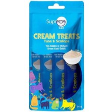 Supreme Crema Ton ve Karidesli Ek Besin ve Kedi Ödülü 4X14 gr