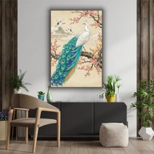 Japon Sanatı Temalı Dekoratif Cam Tablo