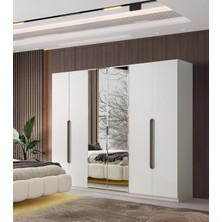 Aydınev Kumsal Mdf 6 Kapılı Dolap